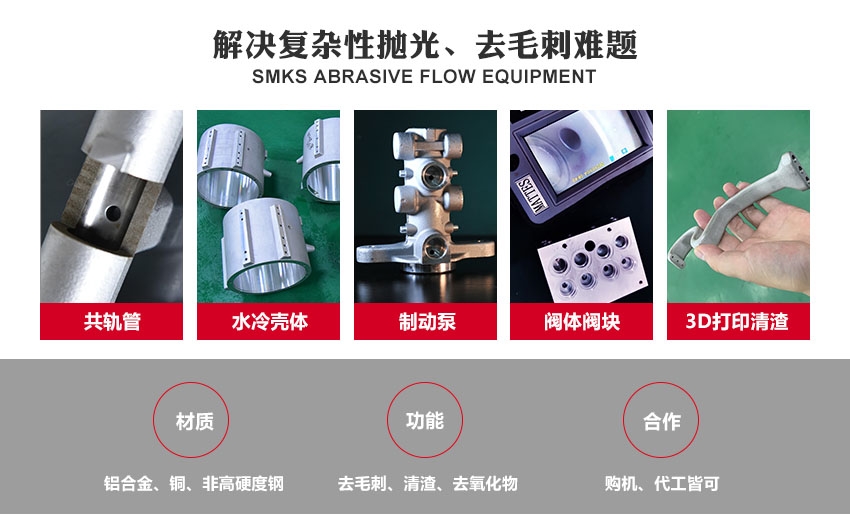 磨粒流<a href='http://yyjdwx.com' target='_blank'><u>微孔拋光機(jī)</u></a> 實(shí)時(shí)在線控制：斯曼克<a href='http://yyjdwx.com' target='_blank'><u>微孔拋光機(jī)</u></a>，可實(shí)時(shí)在線控制流量，流量達(dá)到既定目標(biāo)后，設(shè)備即刻停止拋光。