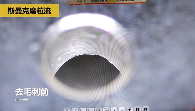 鋁合金<a href='http://yyjdwx.com' target='_blank'><u>交叉孔去毛刺</u></a>，<a href='http://yyjdwx.com' target='_blank'><u>流體拋光機</u></a>約20秒一個
